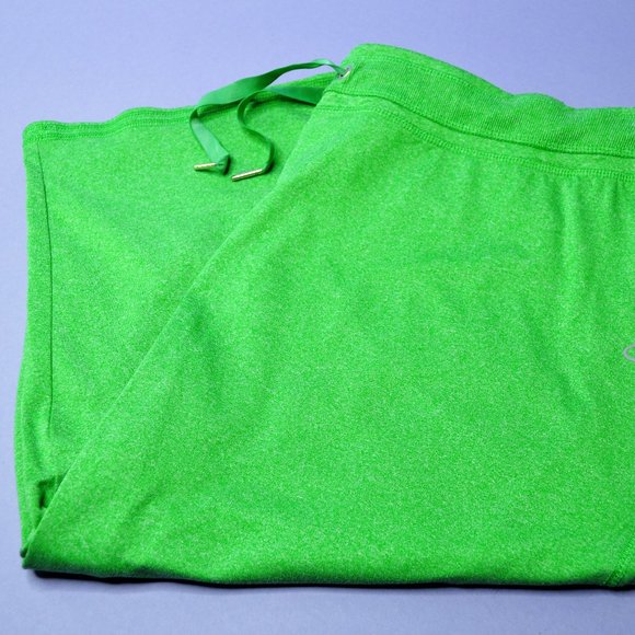 Champion Lime Green Capris Pants with Tie in Front - Picture 5 of 7